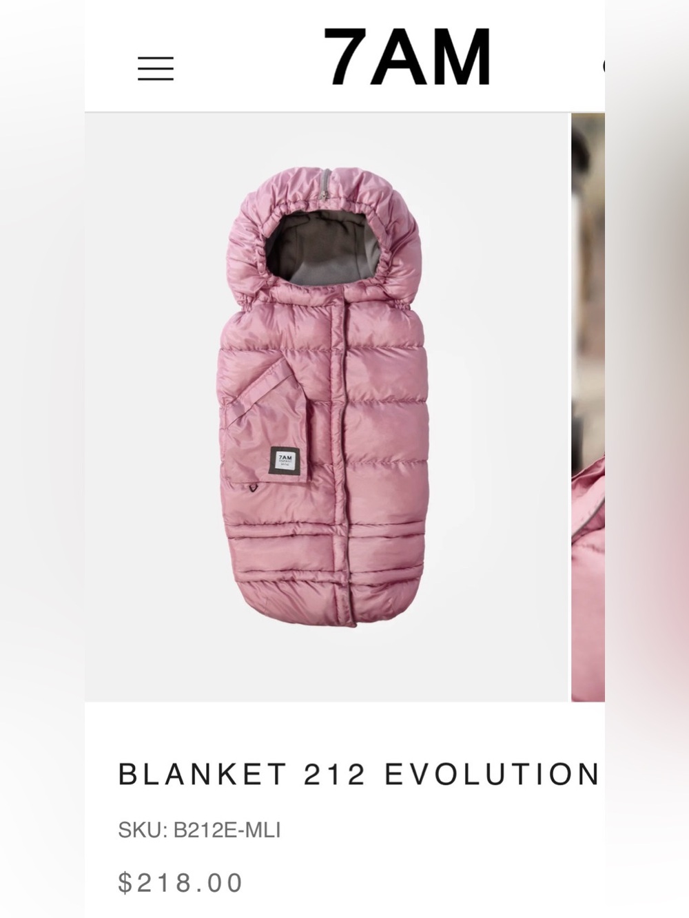 7AM BLANKET 212 EVOLUTION